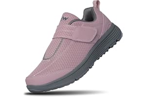 diawin Diabetic Wide Shoes for Men & Women – Adjustable Strap, Extra Depth, Wide Toe Box for Sensitive, Diabetic Feet, Comfortable Walking Shoes for All-Day Use