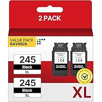 Amazon.com: 245XL Black Ink Cartridge High Capacity Ink