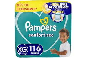 Fralda Pampers Confort Sec Tamanho XG 116 Unidades