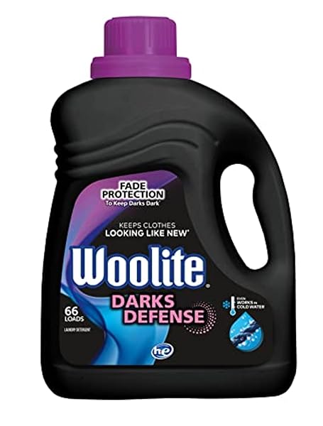 WOOLITE DARKS DEFENSE LIQUID LAUNDRY DETERGENT, LIGHT FRESH SCENT, 66 LOADS, 100 FL OZ