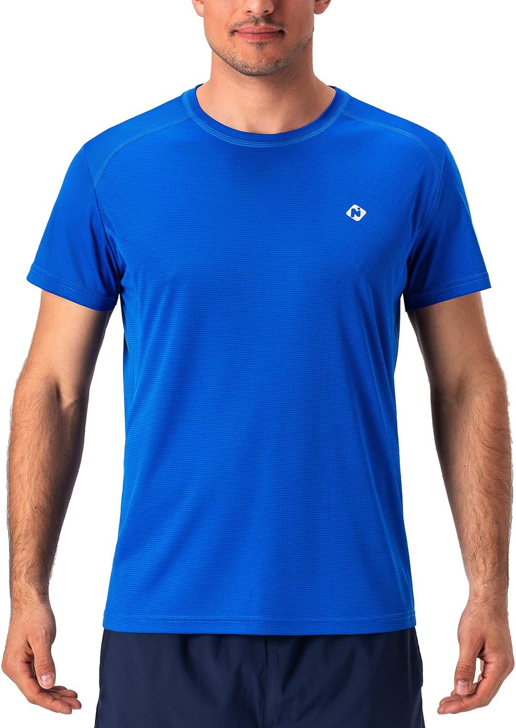 Naviskin Men's Quick Dry Workout Running Athletic Short Sleeve T-Shirt Outdoor Shirt: Clothing