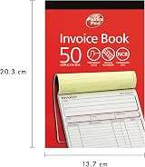 Pukka Pad NCR Duplicate Invoice Book 2-Pack 50 Entries 137x203mm Tape Bound view 3