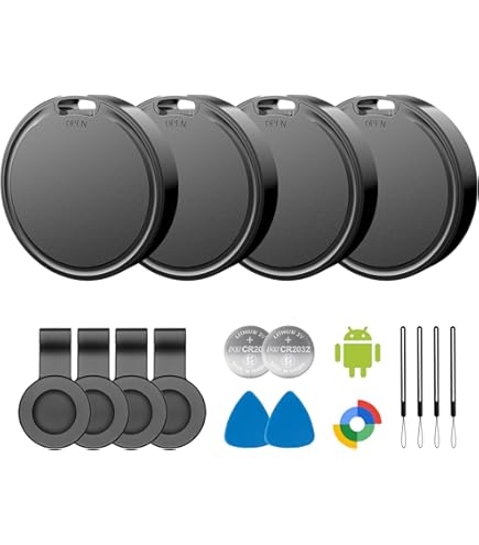 Bluetooth Tracker Tag For Android - Sart Tag 4 Pack Copatible With