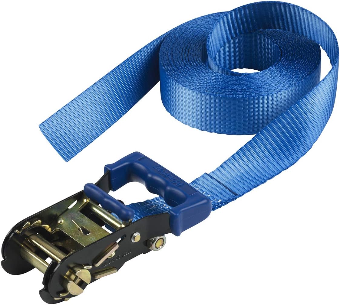 Master Lock 4359EURDAT Ratchet Strap, Blue, 6m x 35mm strap BigaMart