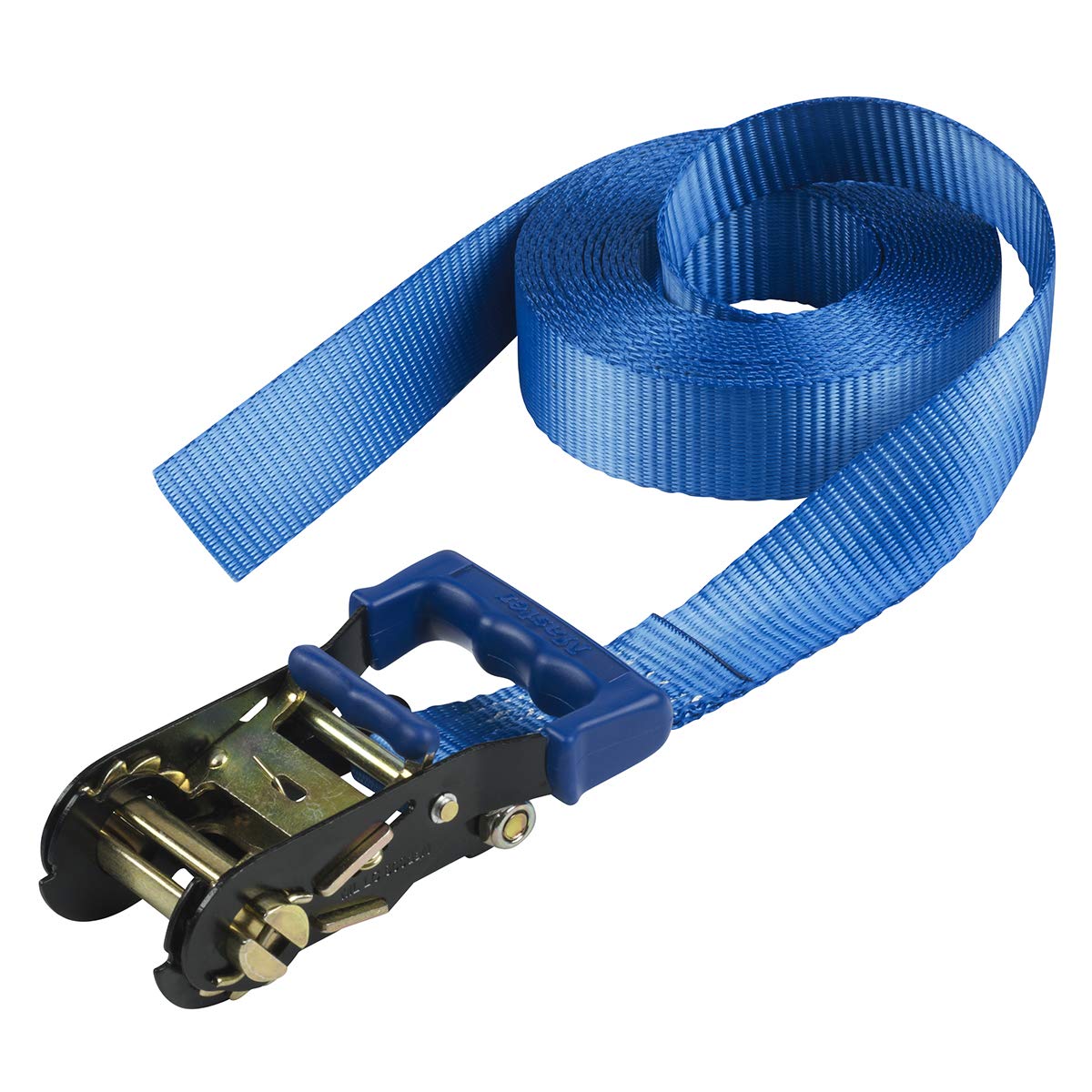 Master Lock 4359EURDAT Ratchet Strap, Blue, 6m x 35mm strap