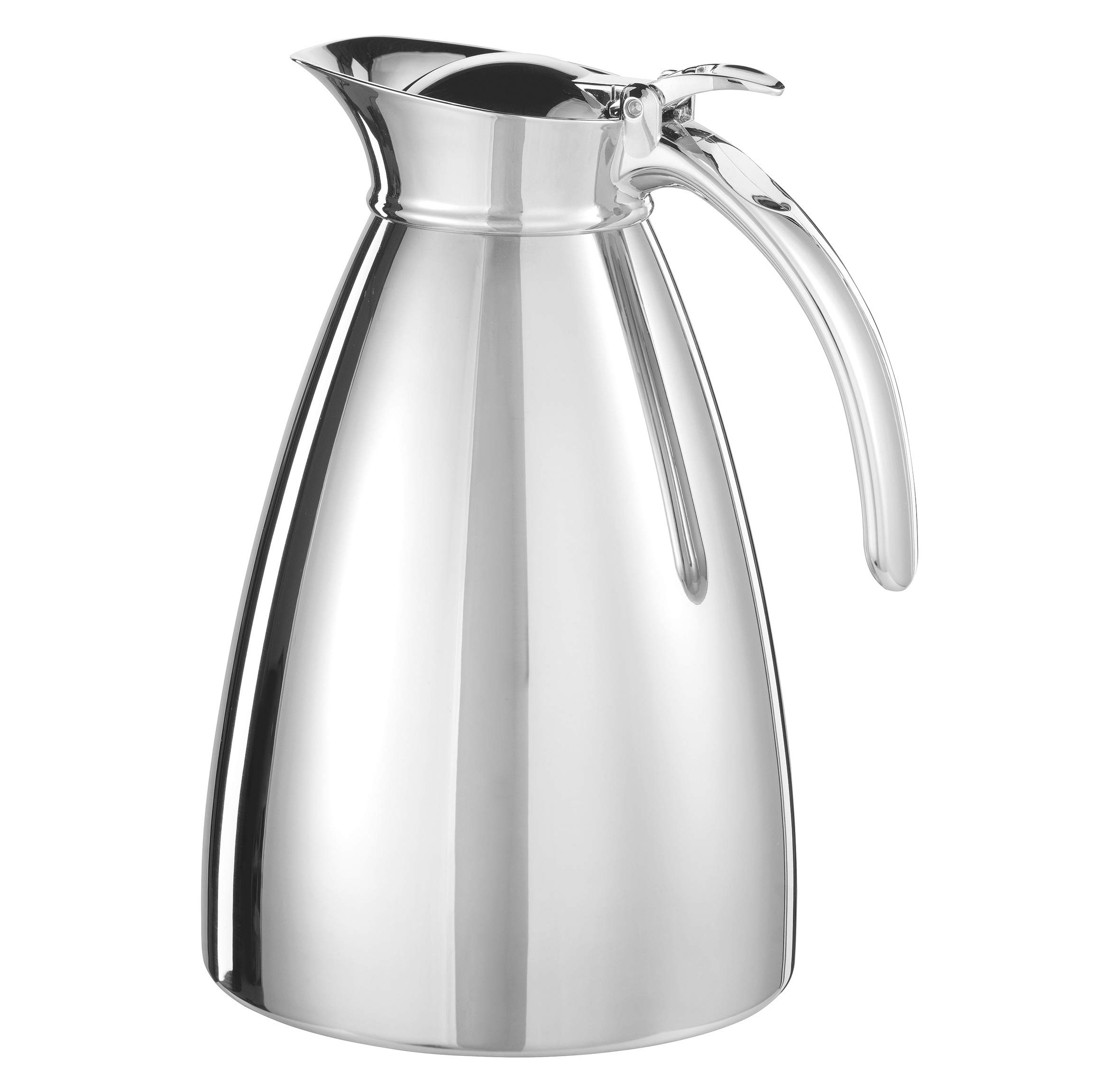Esmeyer 078 Empire 18/10 Stainless Steel, Double Walled, Unbreakable, Dishwasher Safe Capacity: 1.5 L Stainless Steel Vacuum Flask, Silver