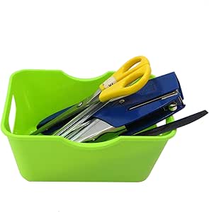 Caja de almacenamiento Organizador escritorio plástico ergonómico Salva