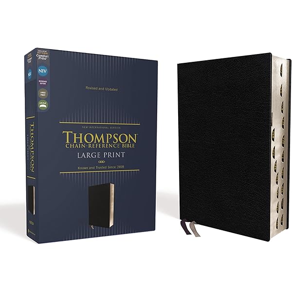 NIV, Thompson Chain-Reference Bible, Large Print, Bonded Leather