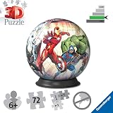 Ravensburger Marvel Avengers 3D Jigsaw Puzzle Kids 72 Pieces No Glue Required view 3