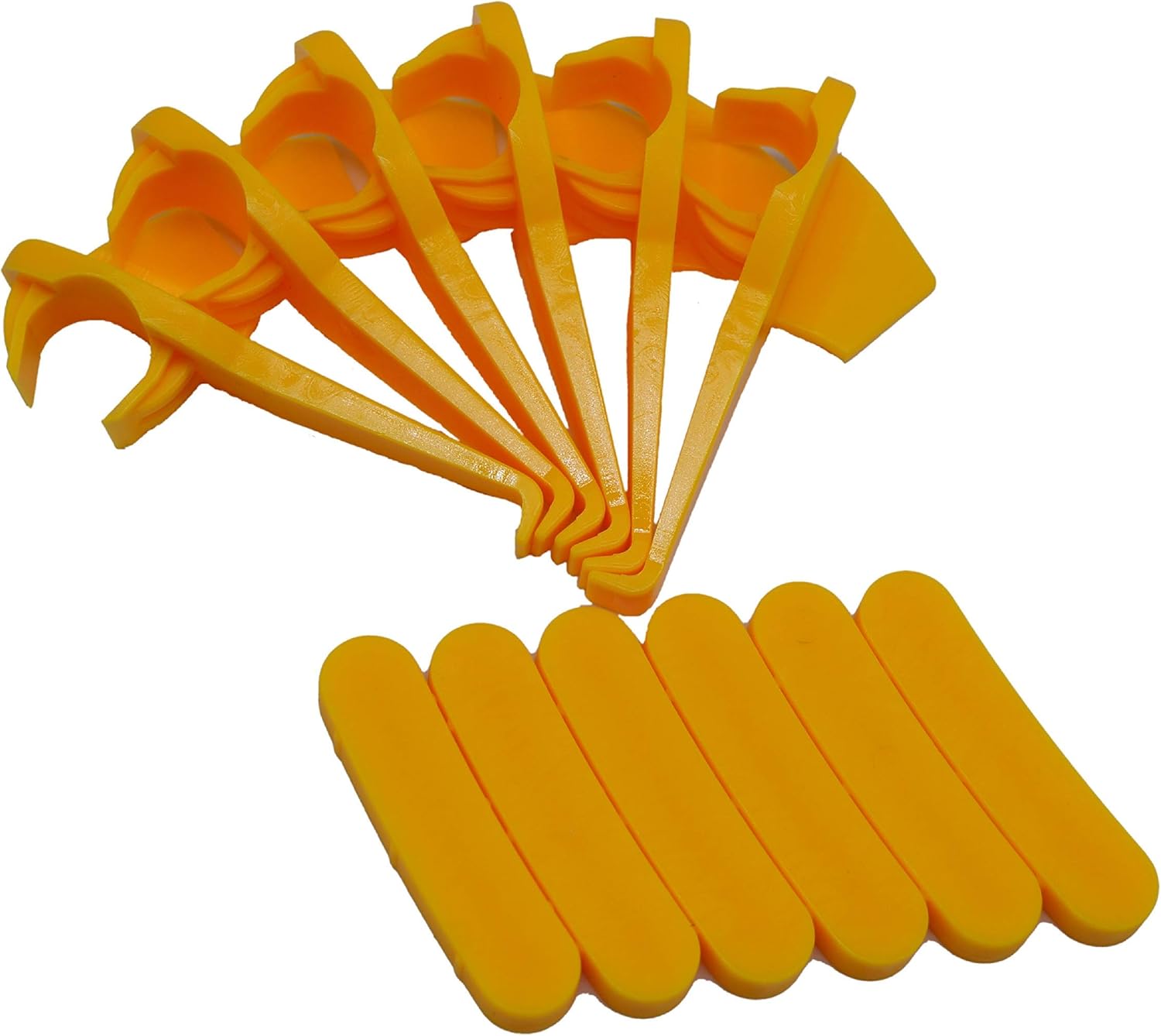 Case of 1 Pack, 6Pairs/Pack, Tire Changer Plastic Insert | Nylon Wheel Rim Protector for Mount Demount Head, Tire Machine Part | Protective Tail | Guard Accessory Aid Kit for Tyre Repair, 01YKL: Automotive