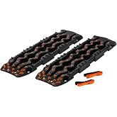 ARB TREDPROMGO Vehicle Recovery Boards Traction Tracks and Extraction Device for Off-Road Mud, Sand, &amp; Snow(Grey/Orange)