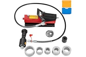 KYKYK Glass Suction Cups, Hydraulic Exhaust Pipe Expander, 1-5/8" to 4-1/4" Size, with 10T Pedal Pump, for Copper Aluminum Tu