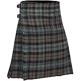 Allsafe Traders 8 Yard Mens Kilt – Authentic Tartan Kilt for Men Highland Outfit for Weddings & Traditional Scottish Wear