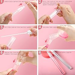 Fandamei Mini Spray Bottle, 10 Pack 10ml Plastic