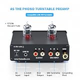 Fosi Audio BOX X4 Phono Preamp Headphone Amp MM with JAN 5725W Tubes view 4