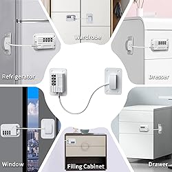Ougourim Refrigerator Lock - Upgraded Combination