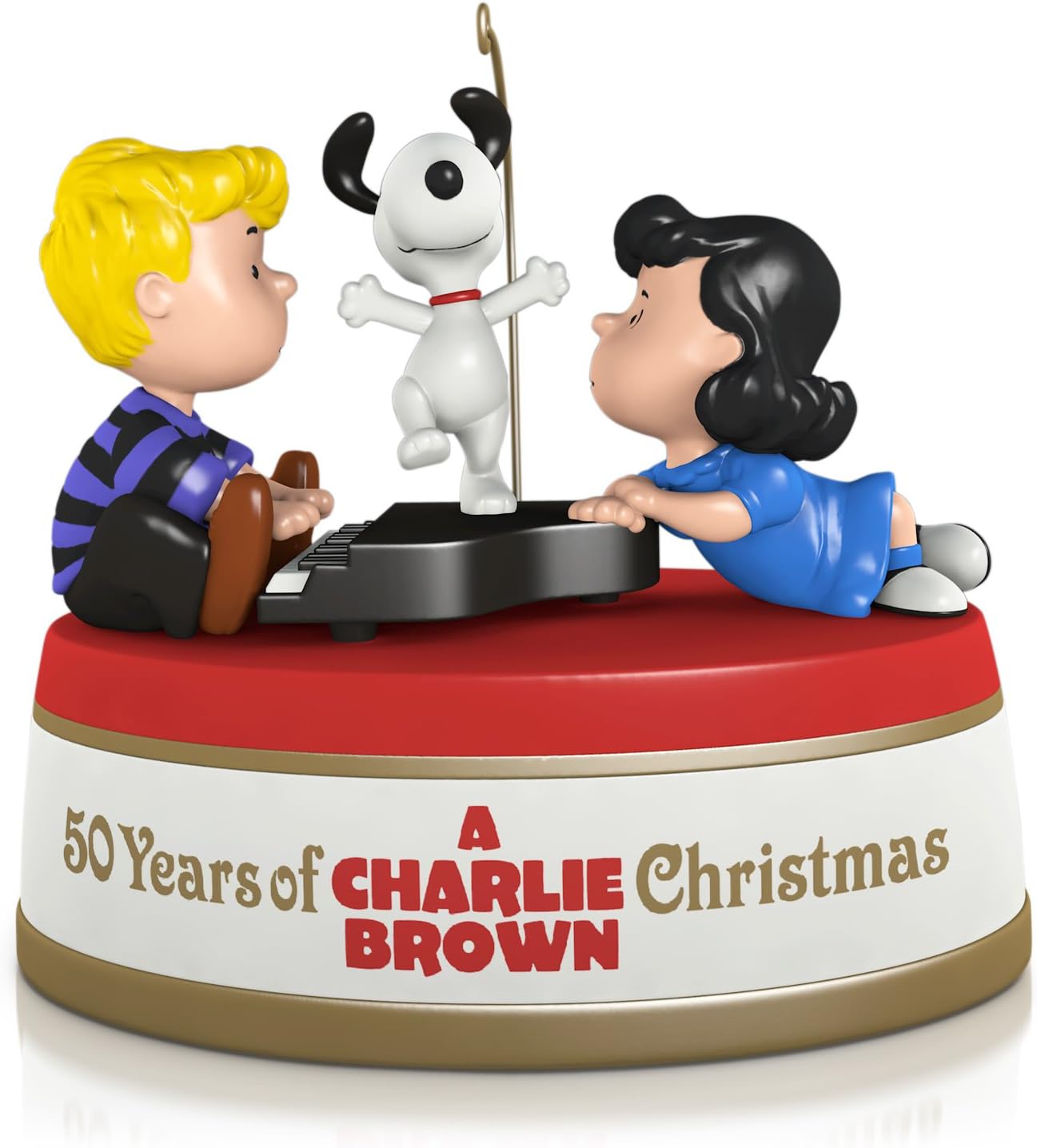 SNOOPY PEANUTS CHARLIE BROWN HALLMARK CHRISTMAS ORNAMENT FIGURE