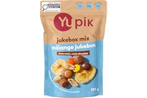 Yupik Jukebox Mix, 185 g, Kosher, Chocolatey Sweet Snacks, Elvis Sandwich Inspired Flavors, Retro Snack, Blend of Crunchy Ban