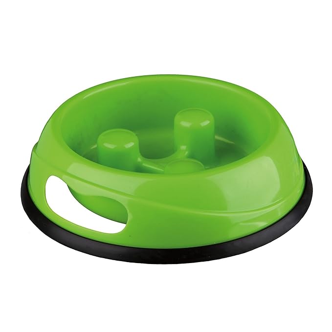 Trixie Slow Feed Plastic Dog Bowl 0.45 Liter (Pack of 1) Amazon.co.uk Pet Supplies