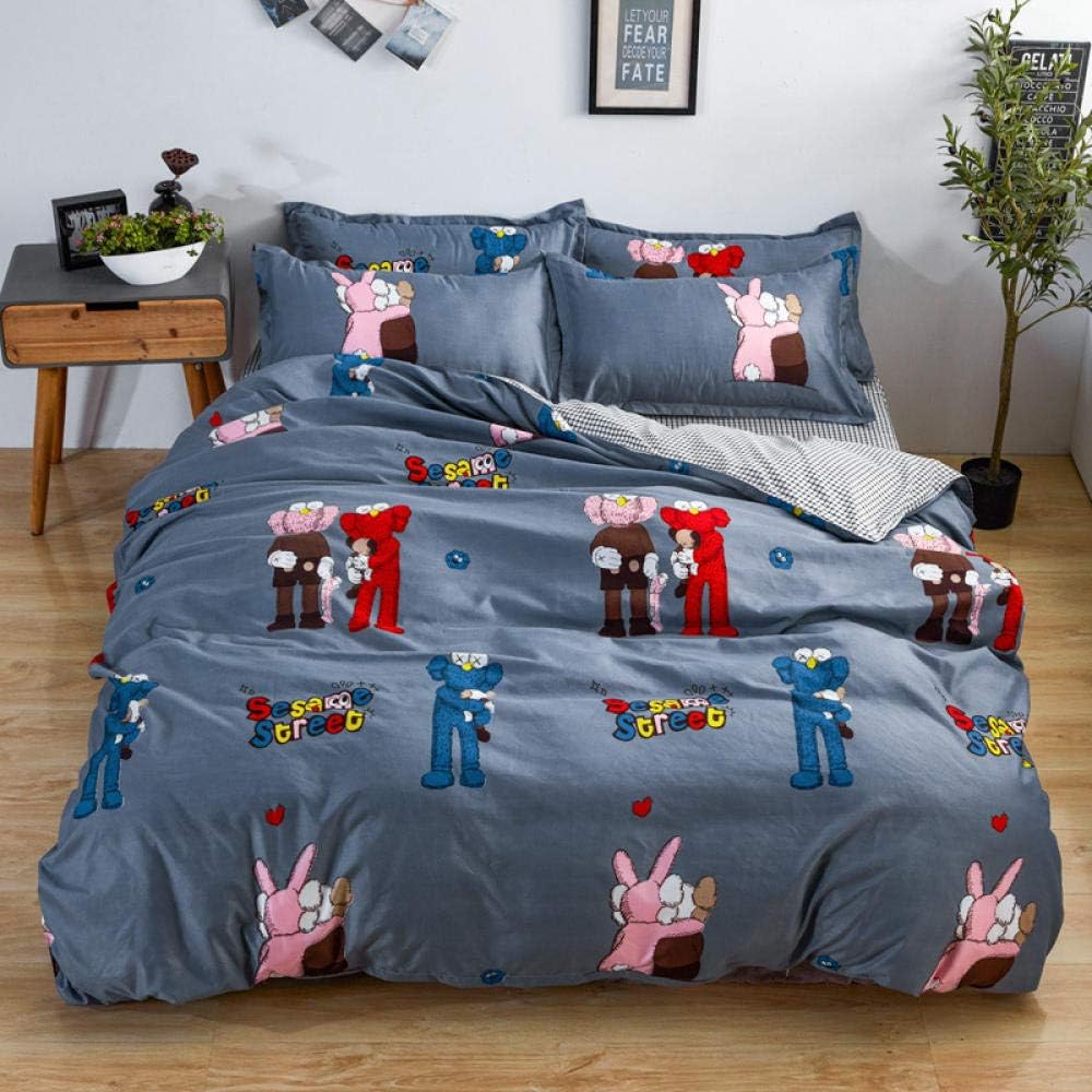 ZR1LZ Cama matrimonial Microfibra Funda de Nórdica,Funda nórdica, Suave