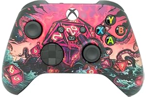 PROCONTROLLERS LLC Wireless Custom Controller Compatible with PC, Windows 10+, Series X/S & One (Series X/S Colorful Squid)