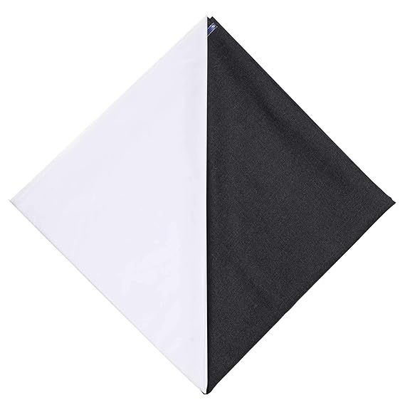 Uniform Sarees Corp Mens Cotton Unstitched Formal Pant and Shirt Fabric Combo Set in White (Free Size)