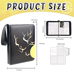 GOROMA Card Binder 9-Pockets, 900 Pockets Card