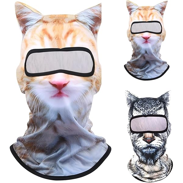 ⚠️maoneetさん専用⚠️SKOOT nubian CAT BALACLAVA Ski Mask, 3D Cat Ski Mask Balaclava Sheisty Face Men Women, Cat