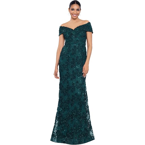 Sweet Protection 上オリーブグリーン 下ブラック サイズS Amazon.com: Xscape Women's Plus Size Off The Shoulder Sweetheart