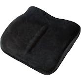 ObusForme Sit-Back Cushion &ndash; Seat Cushion and Posture Support, Contoured Ergonomic Design for Soothing Relief, Memory Foam Lumbar Support Pillow for Office Chairs and More
