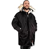 Freeze Defense Mens Snorkel Parka Winter Coat Jacket