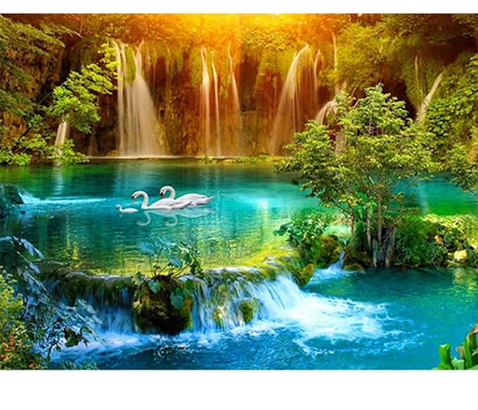 3D Diy Full Diamond Crystal Bordado De Diamantes Paisaje Diamante