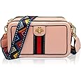 Beatfull Designer Bee Crossbody Purse for Women PU Leather Shoulder Handbag Camera Clucth