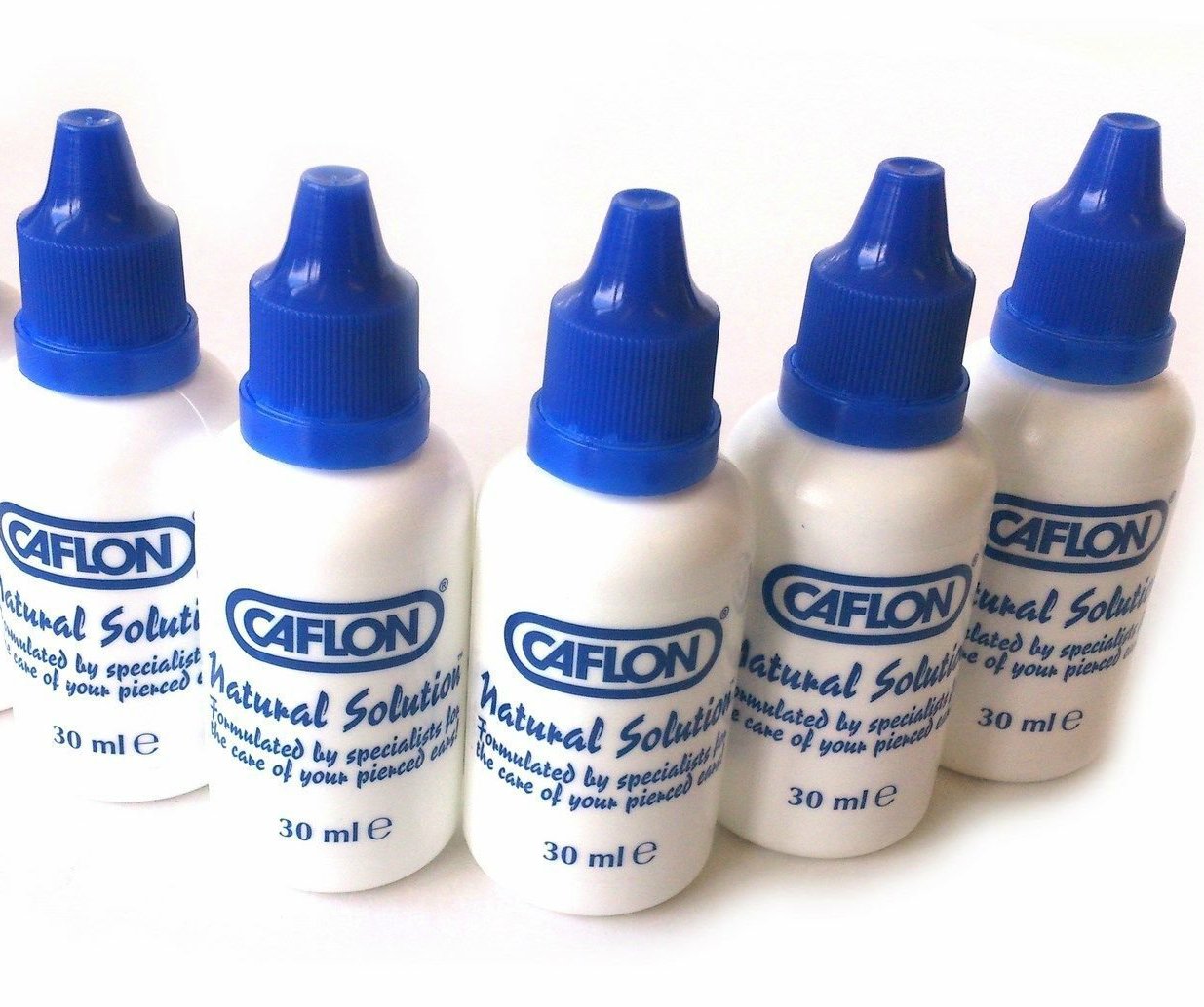 5 x Bottles of Caflon Ear Piercing Aftercare Natural Solution Amazon