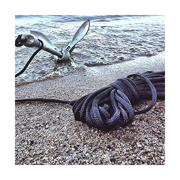 BEST-Kayak-Anchor-for-Canoes-Jet-Skis-Dinghy-SUP-Paddleboard-Small-Boats-35lbs-Galvanized-Iron-Anchors-Include-a-40-FT-Marine-Rope-Buoy-Ball-Stainless-Steel-Hook-Yak-Angler-Fishing