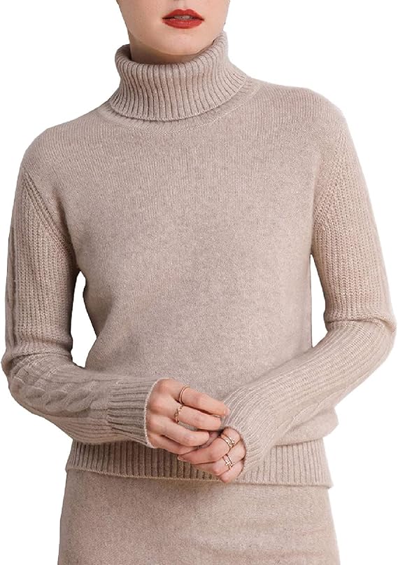 Damien Rollkragenpullover Aus Polyester - Lässiger Stricklook Für Herbst