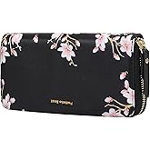 Pomelo Best Womens Wallet RFID Blocking Leather Multi Credit Card Large Capacity Wristlet Zip Around Long Wallets for Lady