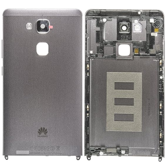 Original Huawei Akkudeckel Black/schwarz für Huawei Ascend Mate 7 (Akkufachdeckel, Batterieabdeckung, Rückseite, Back-Cover)