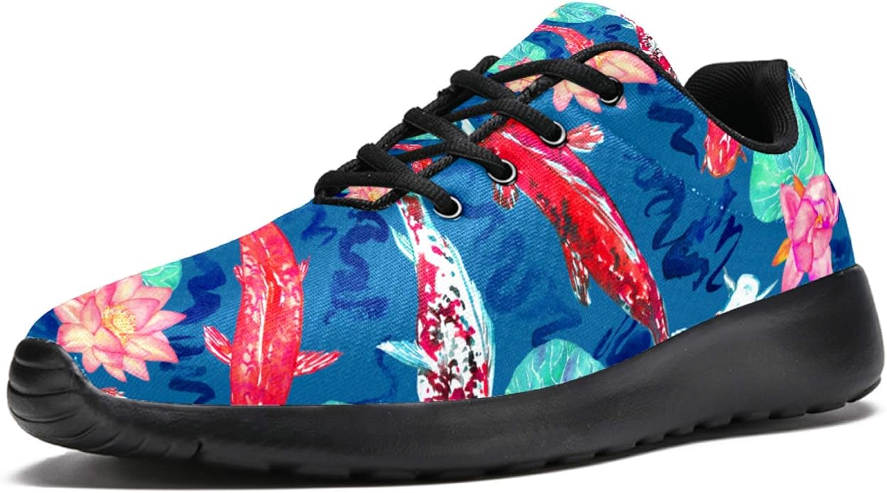 MAPOLO Goldfish and Lotus Men�s Casual