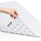 OTHWAY Non Slip Shower Mats, 36.6" x 16.9" Shower Mats for Inside Shower, Soft TPE Bath Mat for Tub Non Slip, Anti Slip Showe