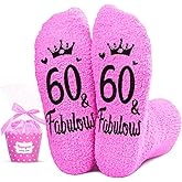 HAPPYPOP Birthday Gifts for Women - Funny Birthday Socks for 40 60 70 55 65 Year Olds