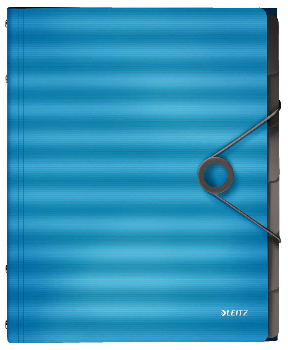 Leitz Solid Business Folder Polypropylene A4 6 Fächer Light Blue