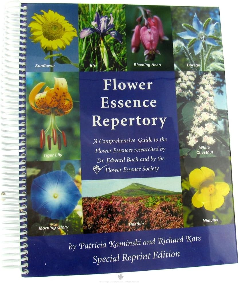 Flower Essence Repertory Spiral Bound Flower Essence