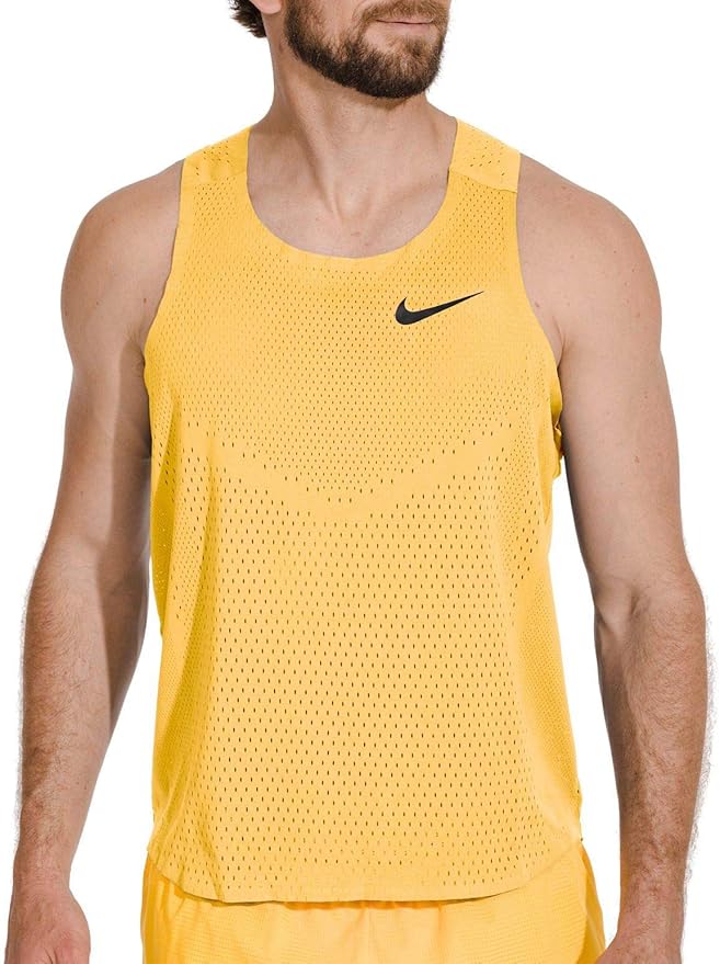 nike orange running top