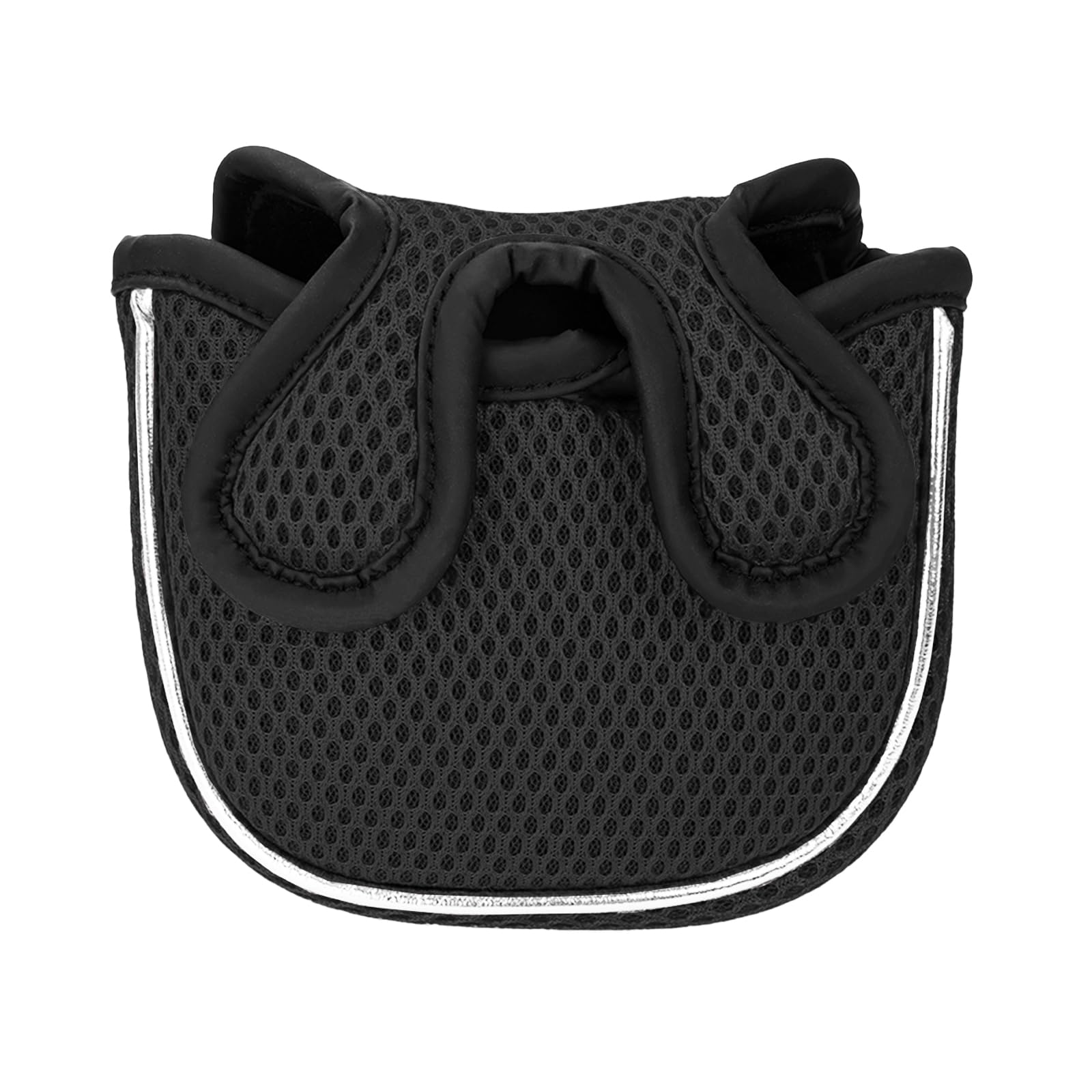 Andux Mallet Cover Golf Putter Head Covers for Center Shaft Putter Black MT/TG17, Square