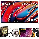 Sony BRAVIA 9 K65XR90 65" 4K HDR QLED Mini-LED TV (2024) Bundle with Deco Gear 4K HDMI 2.0 Cable w/Copper Conductors x2 + Premiere Streaming &amp; CPS Exclusive 26 Month Protection (BEACH-CPS-263000)