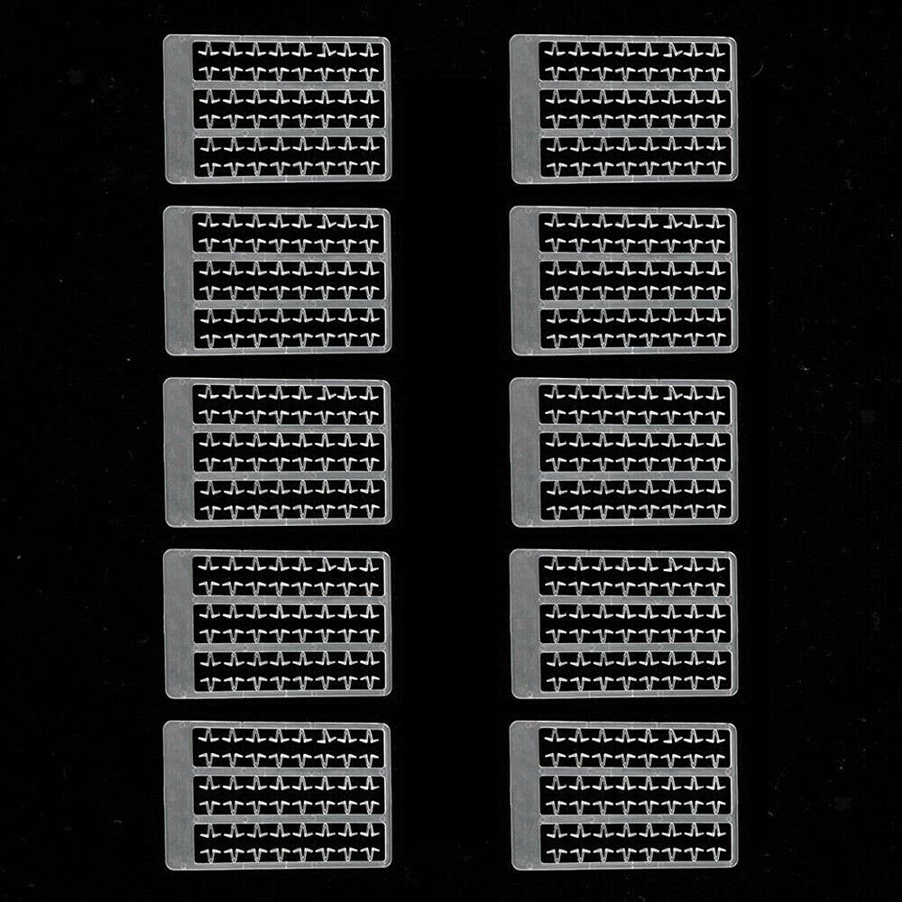 Shinekoo 10Pcs Fishing Boilie Stops V Shape Bait Stopper for Pellets Meat Corn Hair Rig