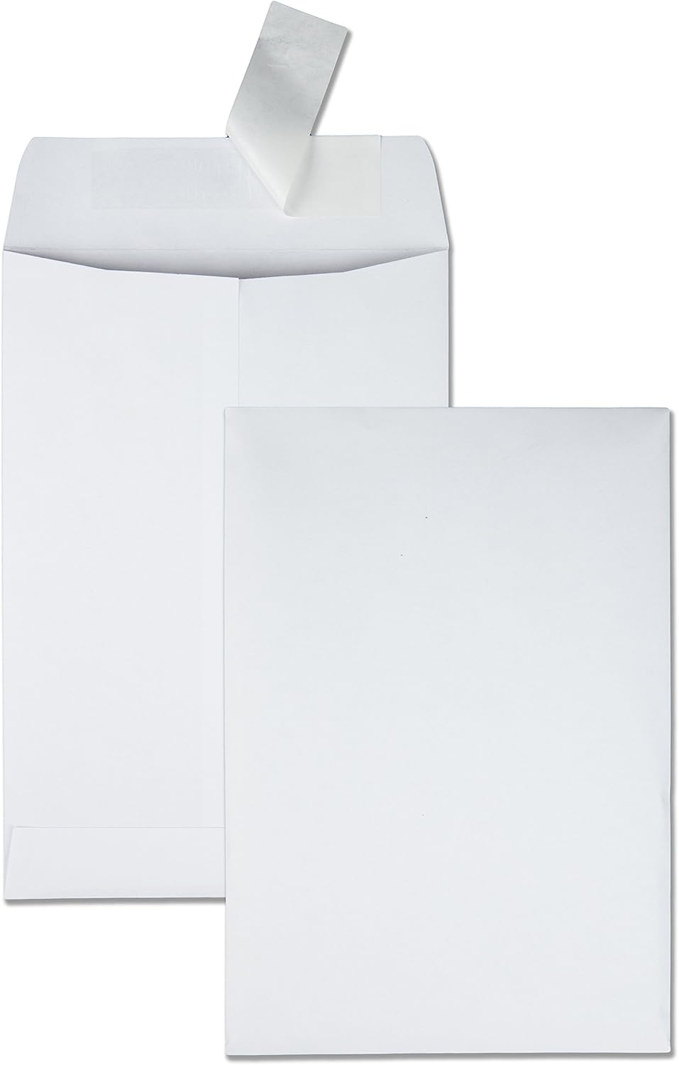 Quality Park Redi Strip Catalog Envelope, 6 1/2 x 9 1/2, White, 100/Box (44334) : Office Products
