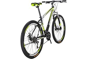 EUROBIKE Mountain Bike,Mountain Bike for Mens,X1 21 Speed Bike,Mens Mountain Bike 27 inch Womens, Dual disc Brakes Bicycle