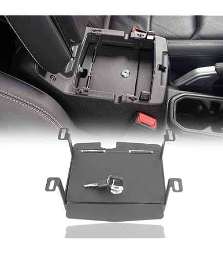 Amazon.com: Hooke Road Interior Console Lock Box Security Storage